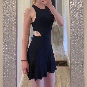 GARAGE, size xs, black cut out skater dress 👗